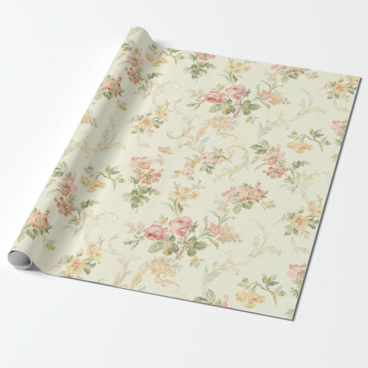 Pfirsichblüten Geschenkpapier (Ungerollt)