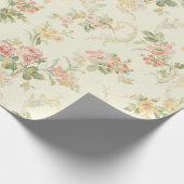 Pfirsichblüten Geschenkpapier (Ecke)