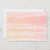 Pfirsichblüten - mein Vorschlag für eine Überbrück Einladung (Rückseite)