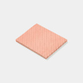 Pfirsichblüten-Musterhintergrund Post-it Klebezettel (angewinkelt)