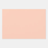 Pfirsichblüten Umhüllungspapier Set E (3 Blätter) Geschenkpapier Set (Vorderseite 3)