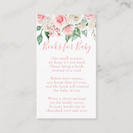 Pfirsichblütendusche Begleitkarte