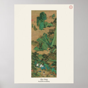 Pfirsichblütenfrühling - Qiu Ying, Ming Poster