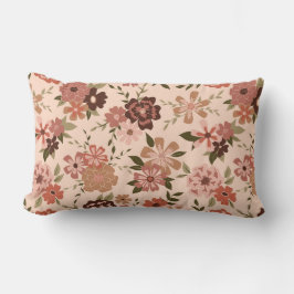 Pfirsichbraun-Muster Lendenkissen