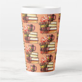 Pfirsichbücher und Tee Milchtasse (Vorderseite)