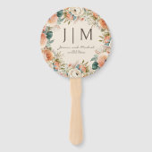 Pfirsichcreme Fächer (Rückseite)