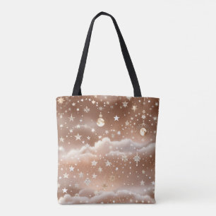 Pfirsichcreme-Mond-Sanfte-Warme-Ästhetik Tasche