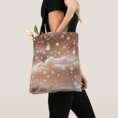 Pfirsichcreme-Mond-Sanfte-Warme-Ästhetik Tasche (Von Nahem)