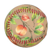 Pfirsiche am Baum Baseball (Vorderseite Links)