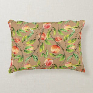 Pfirsiche am Baum Dekokissen