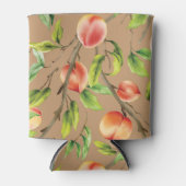 Pfirsiche am Baum Dosenkühler (Vorderseite)