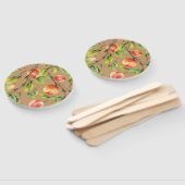 Pfirsiche am Baum Fächer (Non-assembled)