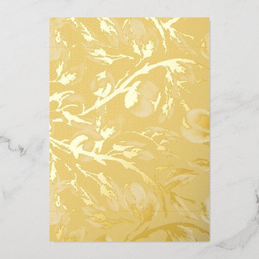 Pfirsiche am Baum Folieneinladung (Vorderseite)