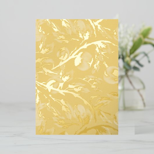 Pfirsiche am Baum Folieneinladung (Stehend vorne)