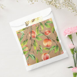 Pfirsiche am Baum Geschenktütchen