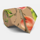 Pfirsiche am Baum Krawatte (Gerollt)