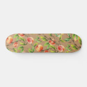 Pfirsiche am Baum Skateboard (Horizontal)