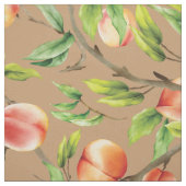 Pfirsiche am Baum Stoff (Muster)