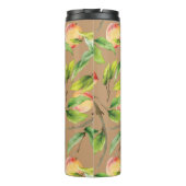 Pfirsiche am Baum Thermosbecher (Rückseite)