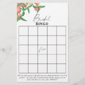 Pfirsiche - Bingo-Brautparty (Vorderseite)