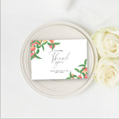 Pfirsiche - Brautparty danke Karte