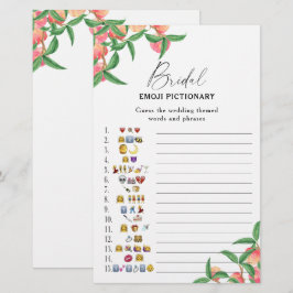 Pfirsiche - Brautparty Emoji pickgame