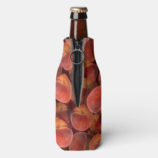 Pfirsiche Cooler Flaschenkühler (Flasche Rückseite)