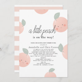 Pfirsiche & Creme Niedlich Kawaii Kinderdusche per Einladung