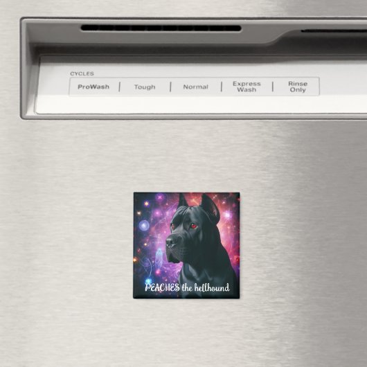 Pfirsiche der Hellhound Magnet (In Situ (Geschirrspüler))