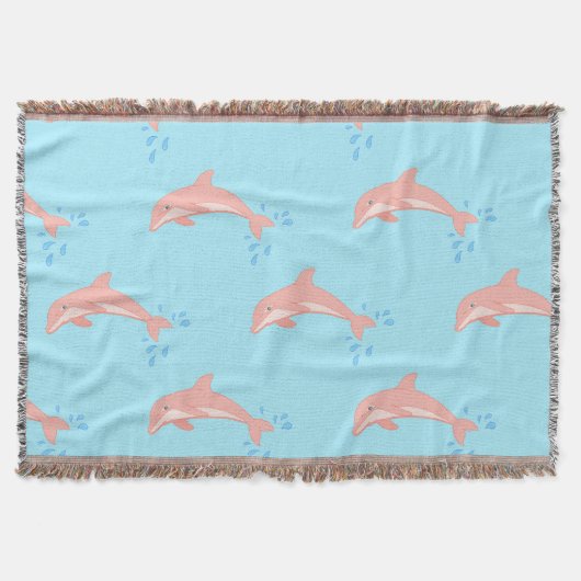 Pfirsiche der rosa Dolphin Decke (Vorderseite)