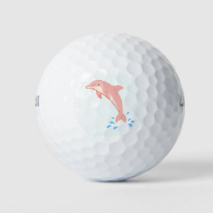 Pfirsiche der rosa Dolphin Golfball