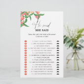 Pfirsiche - Er sagte, sie sagte Brautparty (Stehend Vorderseite)