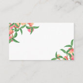 Pfirsiche - erraten Sie, wie viele Korks Bridgame Begleitkarte (Rückseite)