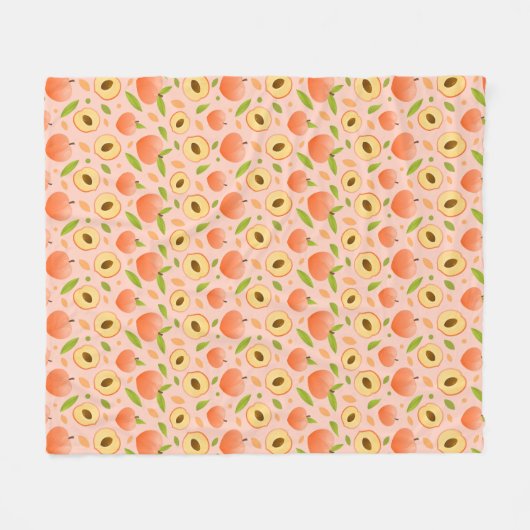 Pfirsiche Fleecedecke (Vorderseite (Horizontal))