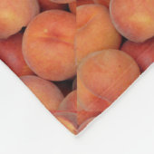 Pfirsiche Fleecedecke (Ecke)
