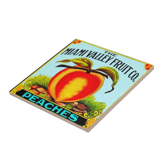 Pfirsiche Fliese (Seite)