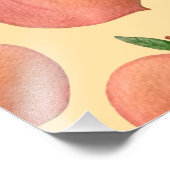Pfirsiche Fotodruck (Ecke)