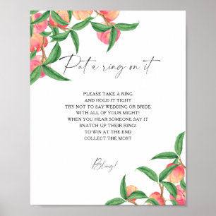 Pfirsiche - Frühling klingelt auf das Spiel Poster