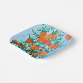 Pfirsiche Galore Papierplatte Pappteller (Gewinkelt)