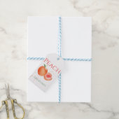 Pfirsiche Geschenkanhänger (Mit Garn)