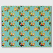 Pfirsiche Geschenkpapier (Flach)