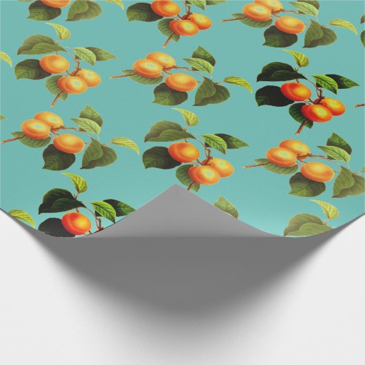 Pfirsiche Geschenkpapier (Ecke)