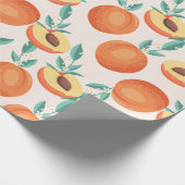 Pfirsiche Geschenkpapier (Ecke)