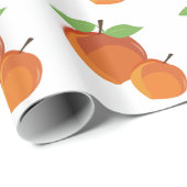 Pfirsiche Geschenkpapier (Rolleneckpunkt)
