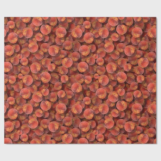 Pfirsiche Geschenkpapier (Flach)