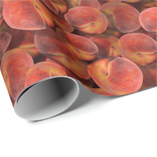 Pfirsiche Geschenkpapier (Rolleneckpunkt)