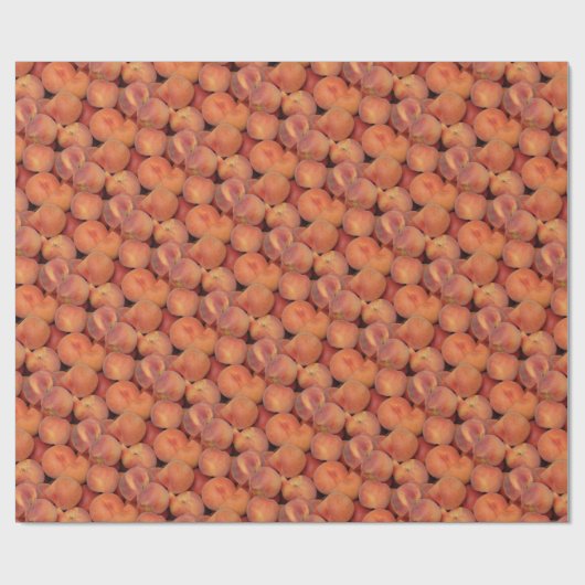 Pfirsiche Geschenkpapier (Flach)