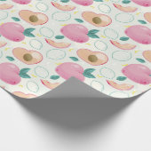 Pfirsiche Geschenkpapier (Ecke)