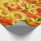 Pfirsiche Geschenkpapier (Ecke)