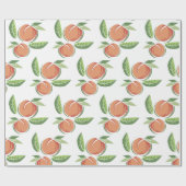 Pfirsiche Geschenkpapier (Flach)